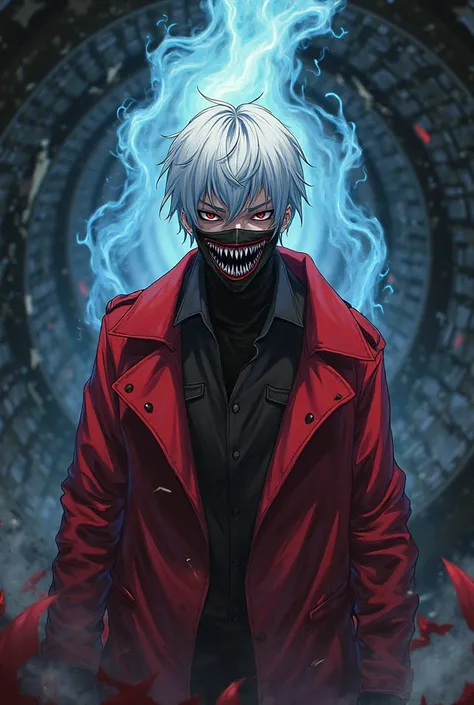 cool guy
It's completely different！
It's anime！
I'm in the tunnel
That condition！
he's possessed by a ghost called Turbo Baba
white hair with red clothes
Huh？
遠くなってぞ💢
黒い歯の怖いマスクをつけている