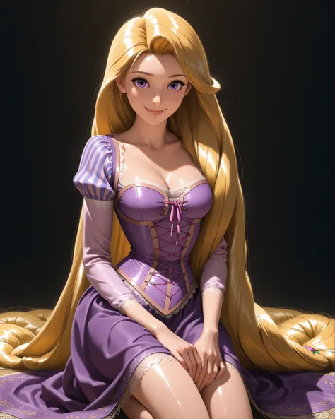 closeup, Sluisap, eyes、usnr、GBF_style、748cmstyle、32K、Semi-realistic、 super detailed description 、Artwork、Original Works、 detailed color、 detailed eyes、 detailed lips 、 The Greatest Masterpiece、Professional work、normal Breasts, Tangled movie character , Rap...