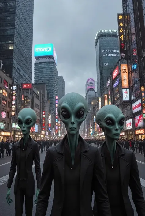 Alien、Japan、 Tokyo 、aliens、