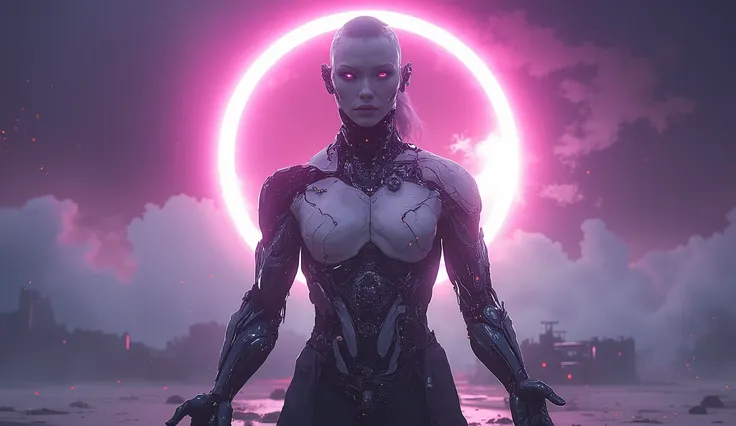 Full length detailed view. full sexy body, sexy muscle hybrid strong man and half cyborg animal, with big muscles looking into the camera, sexy muscle hyprid, hd realistic sharp details of the skin, beautyful eyes, cyborg hair, looking strong, a sexy mecha...