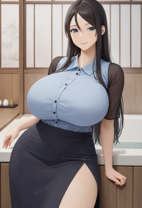 (超 high resolution, VERY DETAILED PICTURES, 8k, high resolution, absurd:1.2), Japanese woman, (black hair long, straight hair bathed in natto), beautiful character design, perfect contrast, perfect resettlement , anatomically accurate, Beautiful and delica...