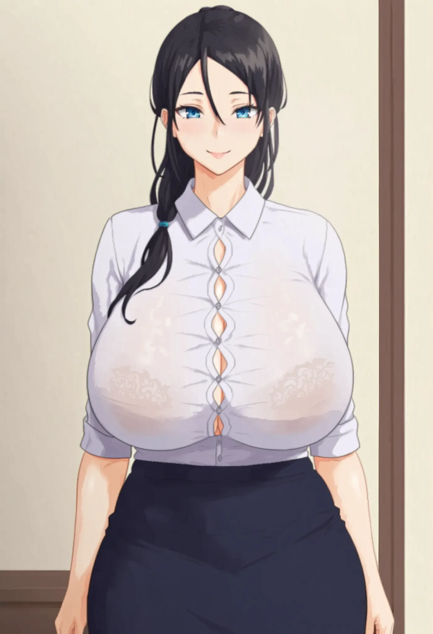(超 high resolution, VERY DETAILED PICTURES, 8k, high resolution, absurd:1.2), Japanese woman, (black hair long, straight hair bathed in natto), beautiful character design, perfect contrast, perfect resettlement , anatomically accurate, Beautiful and delica...
