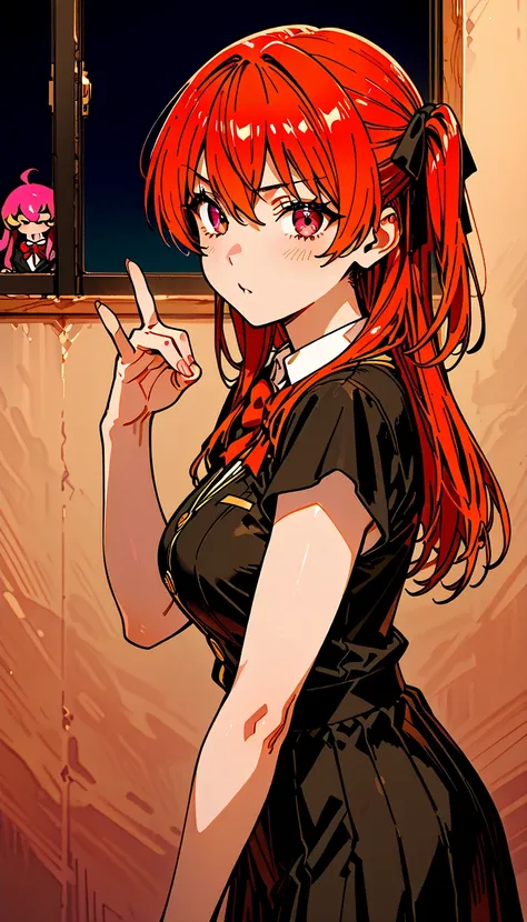 Nogami Izumi, Kninglings gesture, Another girl leaving in the background
