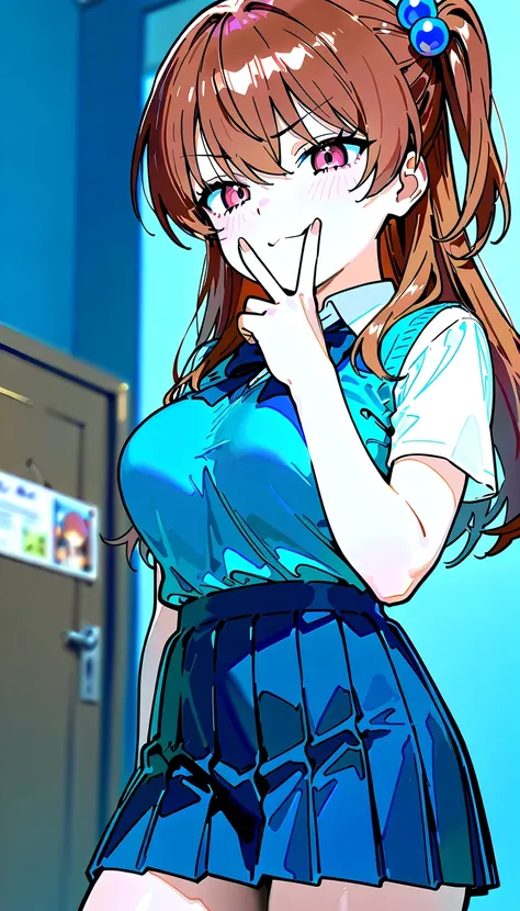 Nogami Izumi, Kninglings gesture, Another girl leaving in the background