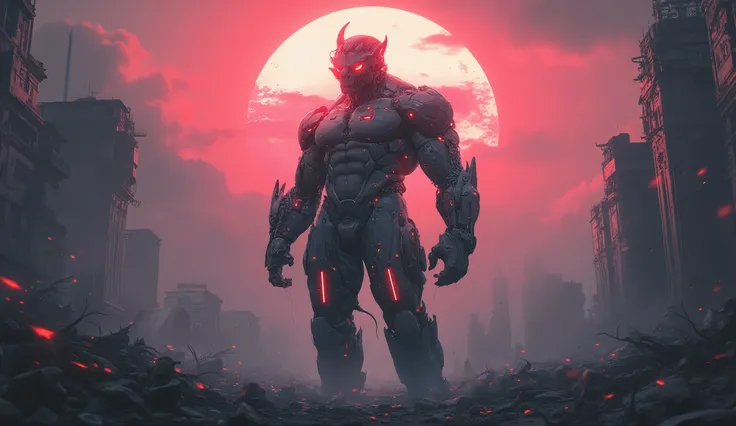Full length detailed view. full sexy body, sexy muscle hybrid strong man and half cyborg animal, with big muscles looking into the camera, sexy muscle hyprid, hd realistic sharp details of the skin, beautyful eyes, cyborg hair, looking strong, a sexy mecha...