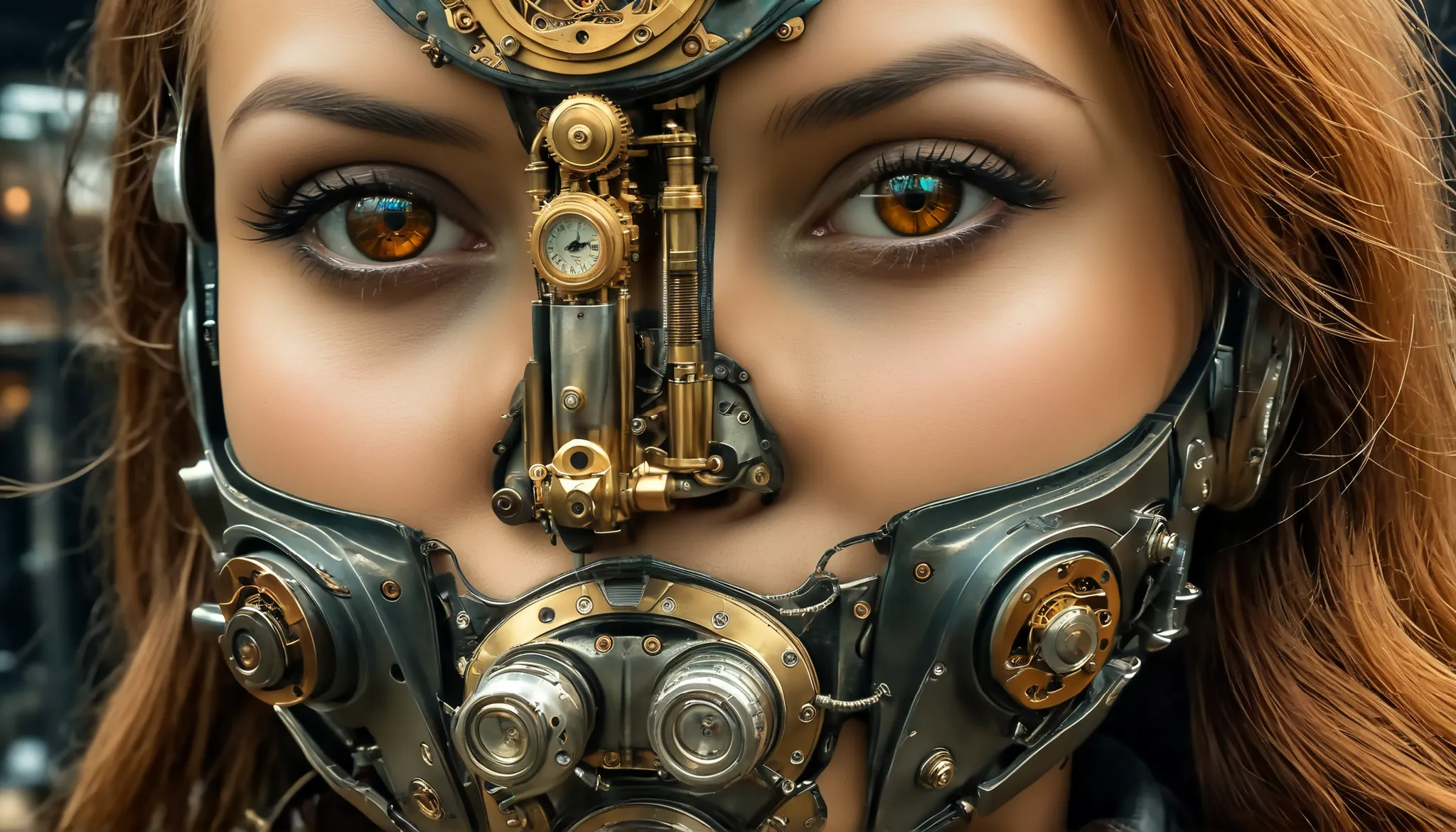 (((full body))) meccog, quadro completo,  Full length thick,  melhor qualidade ,  obra-prima ,  ultra high resolution , ( fotorrealista ,   decote ,  meias,  cinto de luva,  peito perfeito,  steampunk,  sedutora:1.4), Cinema Lighting, ( best close up photo...