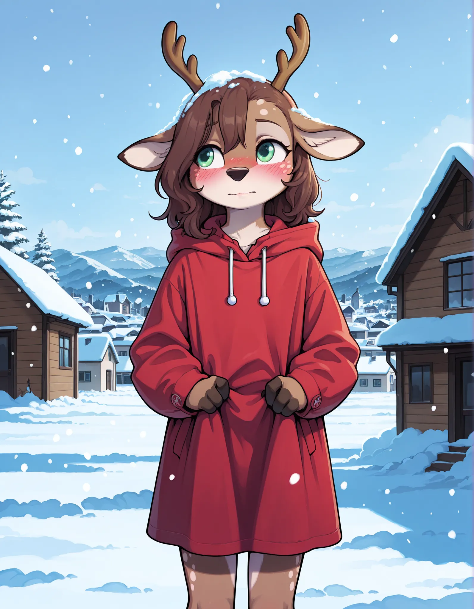 ((ultra-detailed)), ((best quality)), ((beautiful eyes)), ((extremely detailed)), best quality, (beautiful), Master piece, highres, best quality, official art, highres, masterpiece, newest, ",, "cobaltlotte, solo, 1girl, blush, embarrased, furry, closed mo...