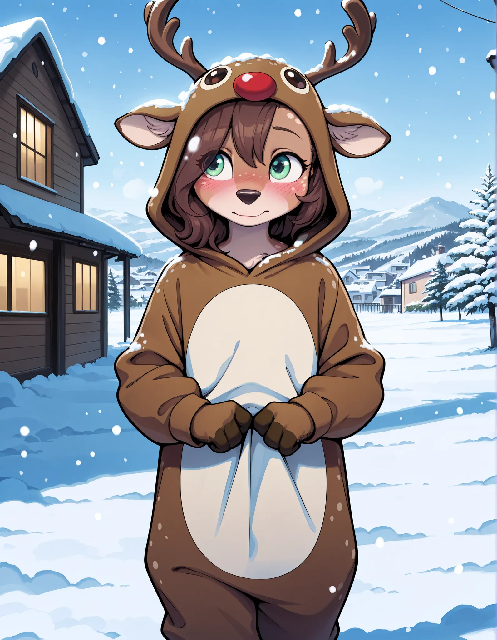 ((ultra-detailed)), ((best quality)), ((beautiful eyes)), ((extremely detailed)), best quality, (beautiful), Master piece, highres, best quality, official art, highres, masterpiece, newest, ",, "cobaltlotte, solo, 1girl, blush, embarrased, furry, closed mo...