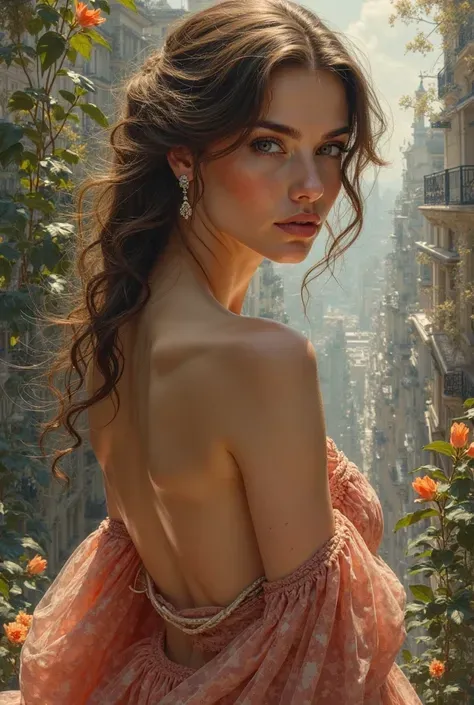 European and American beauty。The large