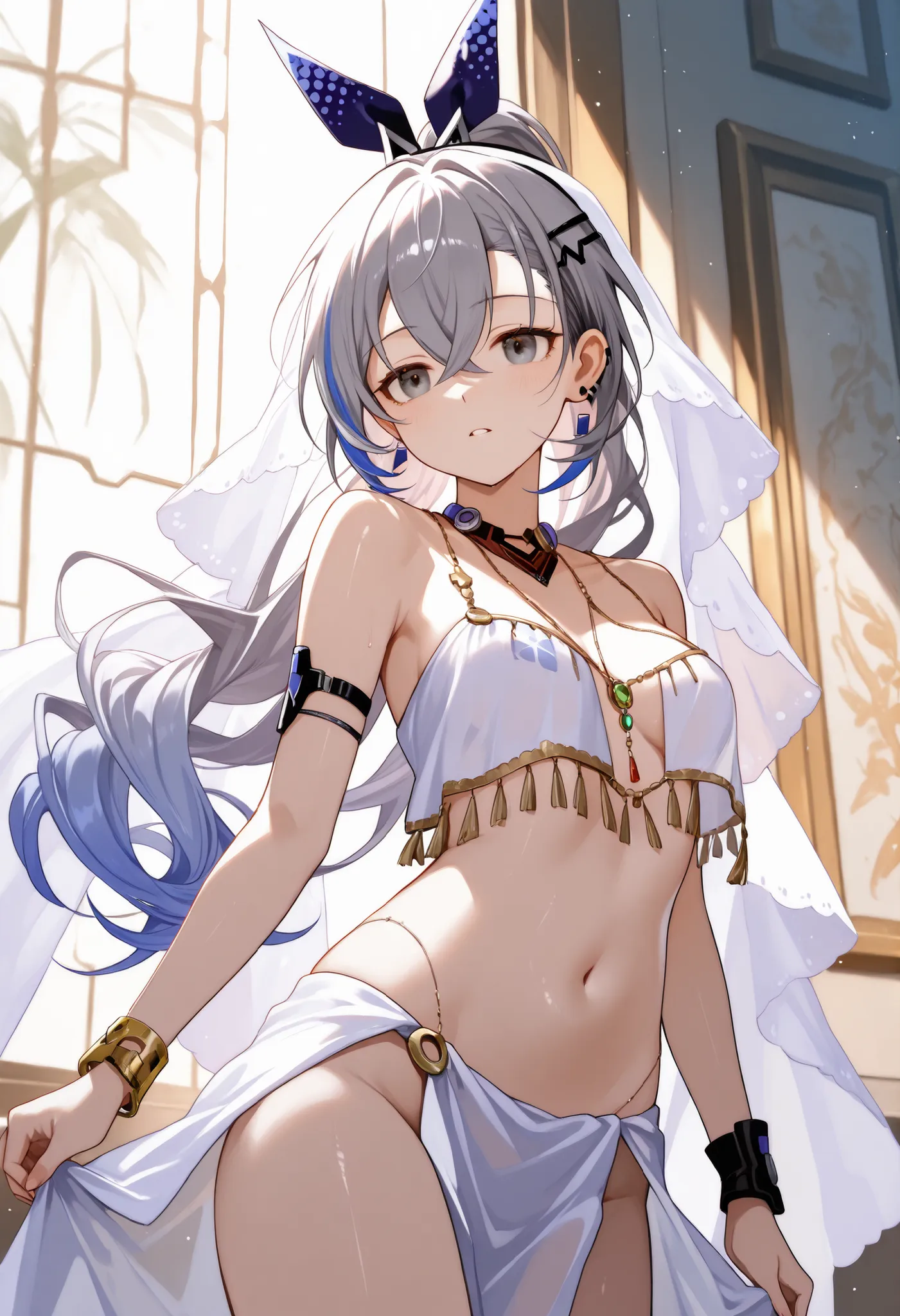 score_9,score_8_above,score_7_above,score_6_above,score_5_above,score_4_above,score_9,score_8_above,score_7_above,score_6_above,score_5_above,score_4_above, Silver Wolf, 18 years old 1 girl,Alone,,ruanyi0040,pelvic veil,naked,bracelet,string,without pantie...