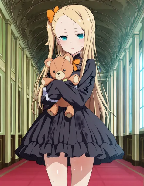 masterpiece, best quality, (best illustration), ultra-High resolution, score_9, score_8_up, score_7_up, BREAK source_anime, shiny skin, perfect eyes, (detailed face and eyes), (((solo, 1girl, solo focus))), blonde hair, aqua eyes, long hair, side ponytail,...