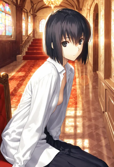 masterpiece, , absurdres, highres, detailed background, high resolution, masterpiece, necessary, detail, best quality, quality, necessary, details, High details, Precise, indoors ,(mansion, colorful light particles, powder light,),day lens flare, blurry ba...