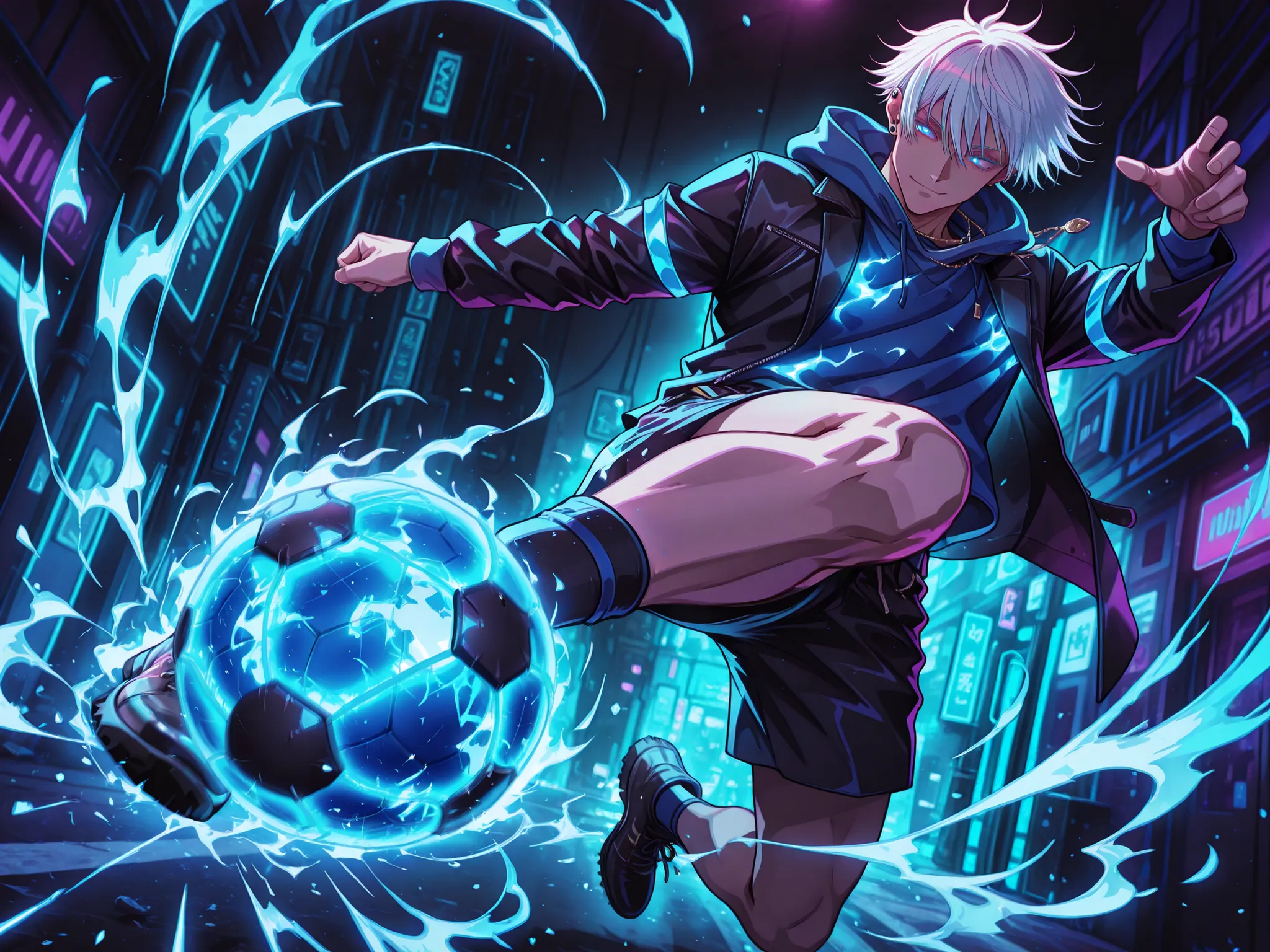 masterpiece, best quality, good quality, absurdres, highres, limited color palette,
BREAK 
1man, adult, male focus, gojou satoru, jujutsu kaisen, white hair, short hair, ((hair between eyes)), colored eyelashes, white eyelashes, blue eyes, intricate eye ir...