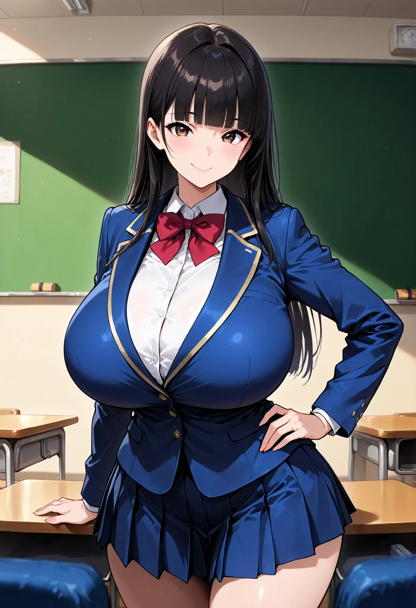 (masterpiece, 8k, super high resolution, absurd:1.2), 1 Japanese woman, 10th Generation, (black hair long, straight hair, blunt bangs), Beautiful Character Designs, perfect contrast, Anatomically Accurate, perfect face, Beautiful and delicate eyes, express...