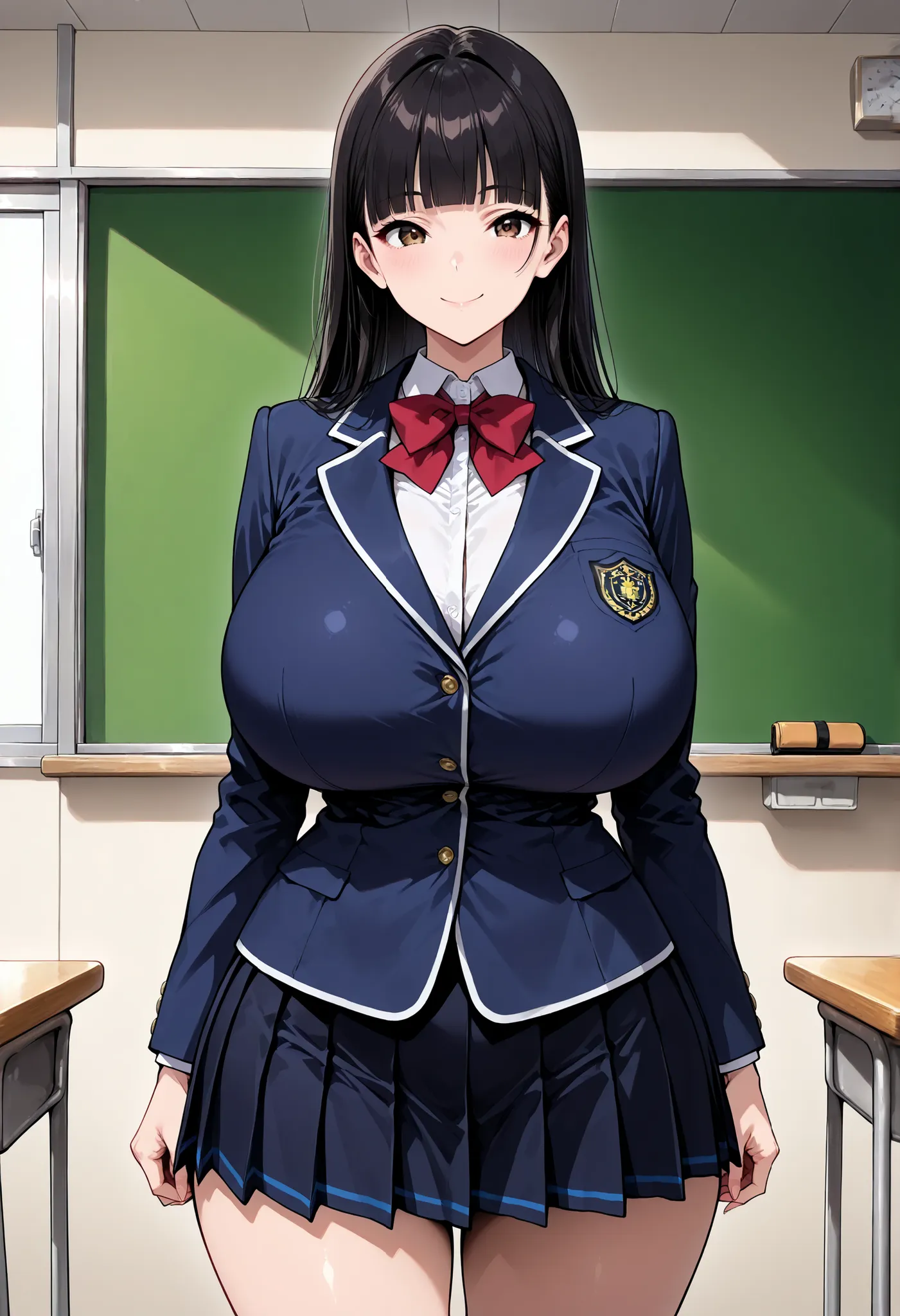 (masterpiece, 8k, super high resolution, absurd:1.2), 1 Japanese woman, 10th Generation, (black hair long, straight hair, blunt bangs), Beautiful Character Designs, perfect contrast, Anatomically Accurate, perfect face, Beautiful and delicate eyes, express...