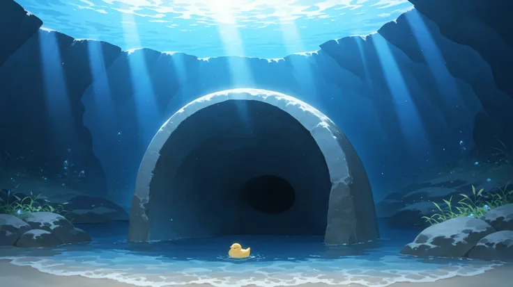 high resolution images、Breathtaking、A natural cave with hidden blue crystals、Blue Cave、The surface of the water is kept quiet、and makes you feel the depth and serenity of this hidden paradise。Blue and slightly green freshwater natural underground sink hole...