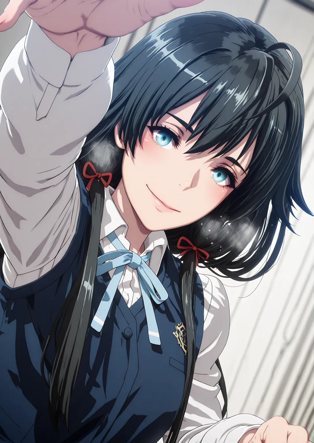 Ggstduel, (anime coloring, anime screencap), shiny skin, (shiroshisu-style:1.8), (butcha-u-style:1.2), ((anatomical correct)), ((Cinematic, unreal engine, eye-catching, ambient occlusion, UHD, masterpiece)), ((perfect lighting, dappled sunlight, soft shado...