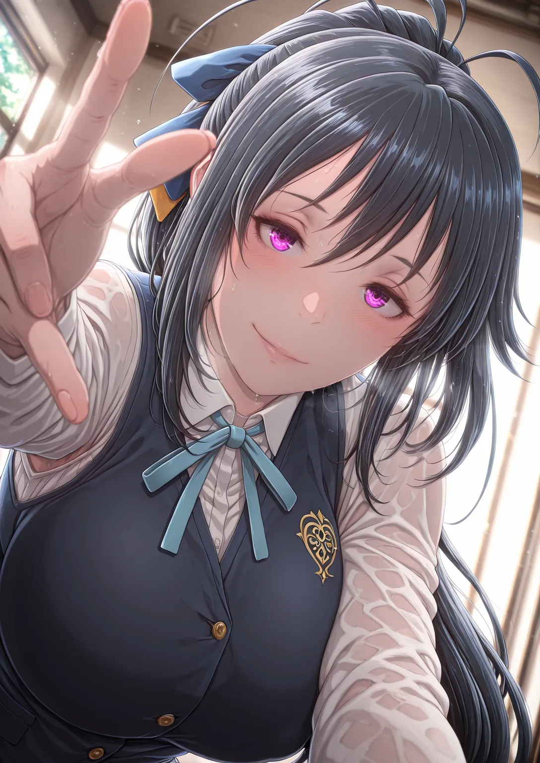 Ruberule, (anime coloring, anime screencap), shiny skin, (ivris-style:1.8), (butcha-u-style:1.2), ((anatomical correct)), ((Cinematic, unreal engine, eye-catching, ambient occlusion, UHD, masterpiece)), ((perfect lighting, dappled sunlight, soft shadow)), ...