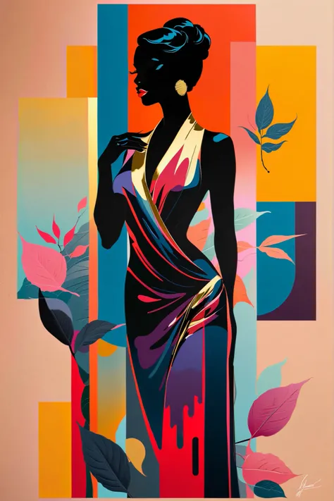 chiaroscuro technique on sensual illustration of a high fashioned  woman, vintage ,silky eerie, matte painting, by Hannah Dale, by Harumi Hironaka, extremely soft colors, vibrant, pastel, highly detailed, digital artwork, high contrast, dramatic, refined, ...