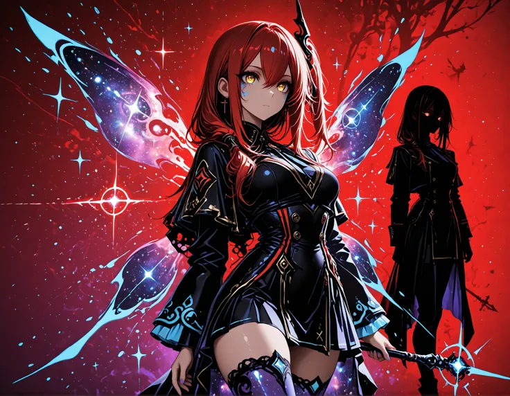 (EyesHD:1.2), masterpiece, best quality, ultra-detailed, very aesthetic, sharp focus, depth of field, vibrant colors, ray tracing, best lighting, detailed illustration, detailed background, cinematic, beautiful face, beautiful eyes, (anime coloring:1.5), 1...
