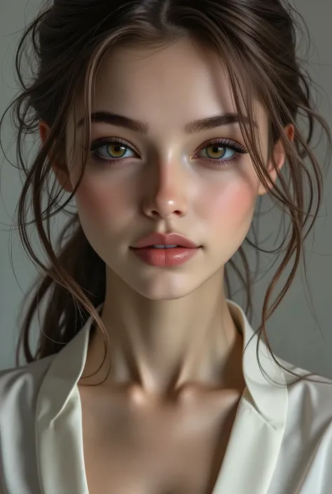  {{The bride shows off her outfit inspired by the gift of the goddess of debauchery and lust}}. [Style: "masterpiece, realistic, (photo realistic Realism), ultra-detailed, Hyper high resolution"] (Key Directive: - ("The priority is the anatomical accuracy ...