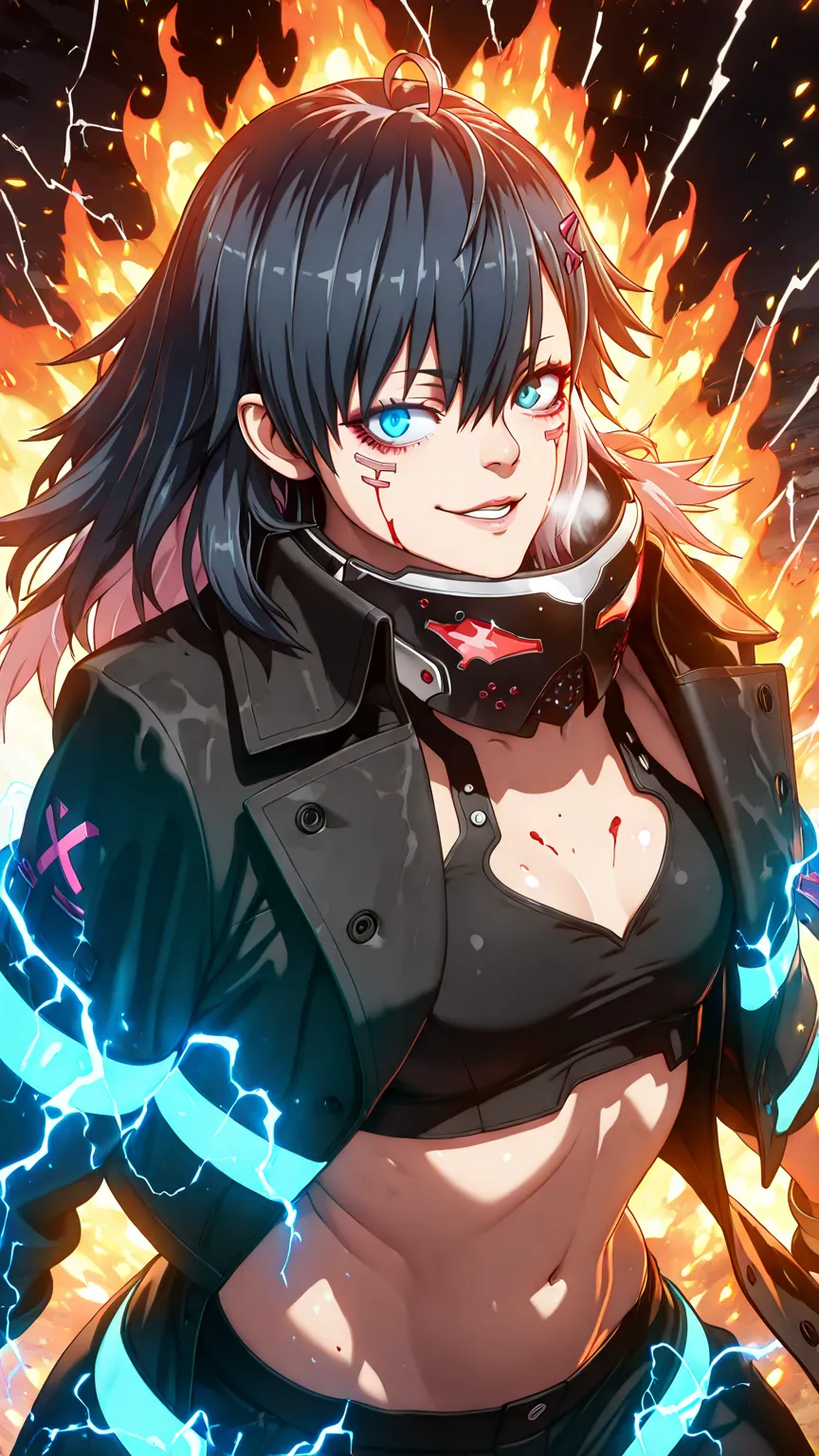 Ggstduel (Tokyo Ghoul-style:2.0), (anime coloring, anime screencap), shiny skin, (marumoru-style:1.6), (horori_(halloweenday309)-style:1.2), (puuzaki_puuna(punopupupu)-style:1.2), (zonda_(solid_air)-style:1.4), ((anatomical correct)), ((Cinematic, unreal e...