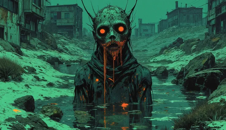 gothic horror ai, Krabbe, Meeresboden, dunkel, Jagd, Fisch, 1 girl, Tauchen_Maske, unter Wasser_Stadt,, (Meisterwerk:1.3), (am besten_quality:1.3), (ultra_detailliert:1.3), 8K, extrem_klar, realismus, (Ultrarrealistisch:1.3),