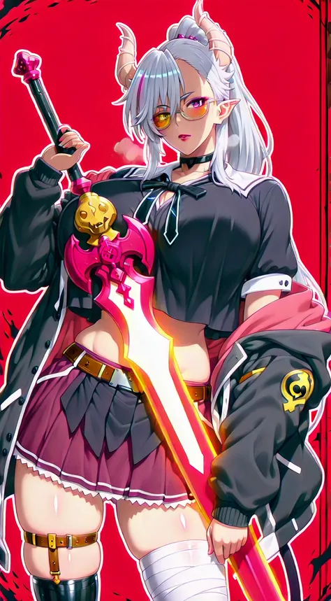 Ruberule, (High School DxD-style:2.0), (anime coloring, anime screencap), shiny skin, (marumoru-style:1.8), (horori_(halloweenday309)-style:1.2), (puuzaki_puuna(punopupupu)-style:1.2), (zonda_(solid_air)-style:1.4), ((anatomical correct)), ((Cinematic, unr...