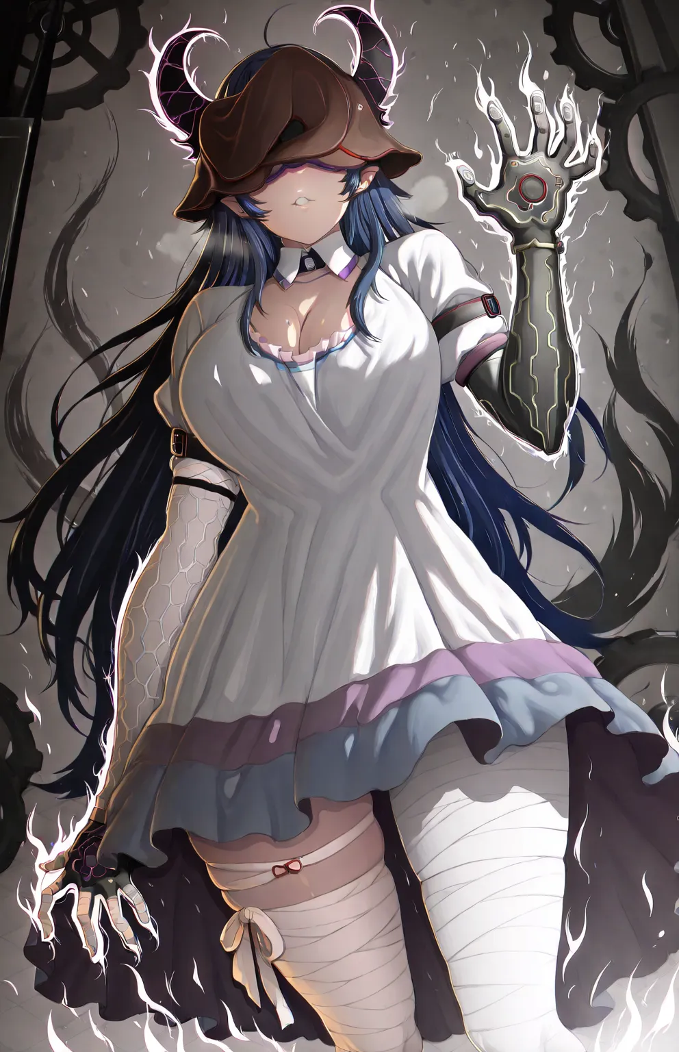 Ruberule, (Steins;Gate-style:2.0), (anime coloring, anime screencap), shiny skin, (marumoru-style:1.8), (horori_(halloweenday309)-style:1.2), (puuzaki_puuna(punopupupu)-style:1.2), (zonda_(solid_air)-style:1.4), ((anatomical correct)), ((Cinematic, unreal ...