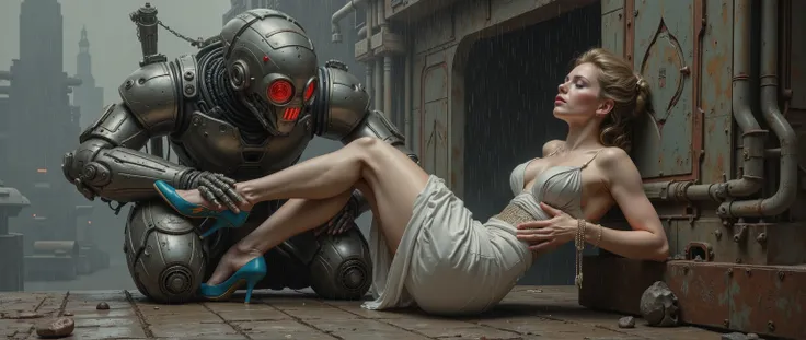   studio megaepic oil painting   , 16 thousand.,  artistic masterpiece ,   correct gravity   ,  Fantasy zone   , 3000 years old , очень  futuristic  пейзаж с фантастическими военными кораблями и механизмами ,  on the mysterious planet MARCH    ,   MEGA FAC...