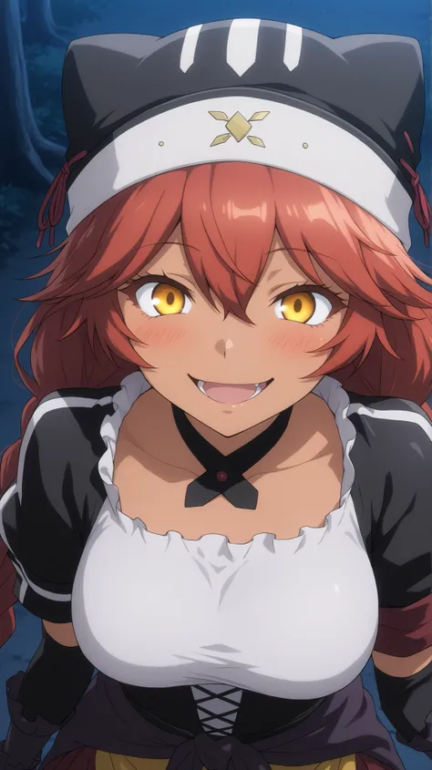 Lupusregina_Beta, overlord \(maruyama\)
High quality ,  best quality , masterpiece,  High Resolution , detailed face( LoRA: Lupusregina),anatomically correct, detailed hair Style( LoRA: Lupusregina),anime Coloring
red hair, twin braids, long hair, hair tub...