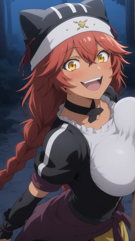 Lupusregina_Beta, overlord \(maruyama\)
High quality ,  best quality , masterpiece,  High Resolution , detailed face( LoRA: Lupusregina),anatomically correct, detailed hair Style( LoRA: Lupusregina),anime Coloring
red hair, twin braids, long hair, hair tub...