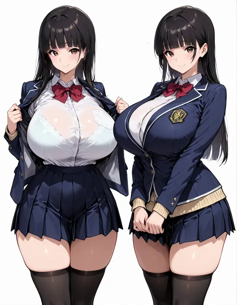 (masterpiece, 8k, super high resolution, absurd:1.2), 1 Japanese woman, 10th Generation, (black hair long, straight hair, blunt bangs), beautiful character design, perfect contrast, Anatomically Accurate, perfect face, Beautiful and delicate eyes, expressi...