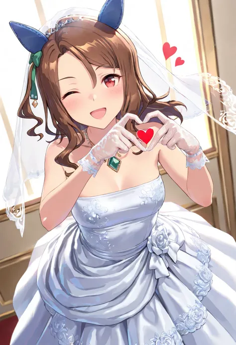 (masterpiece, best quality, perfect face:1.4), wide angle, king halo \(umamusume\), 1girl, horse ears, ear cover, ear ornament, horse tail, tail on the lower back, proportional body, proportional,1 girl, beautiful hair, beautiful face, beautiful detailed e...