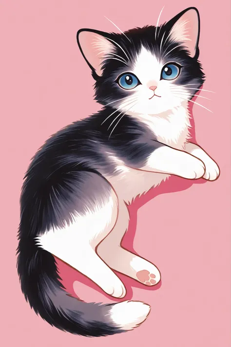 (Absurdres:1.2), exquisitely detailed chibi adorable illustration of a  kitten, pastel palette,, Style AI Midjourney