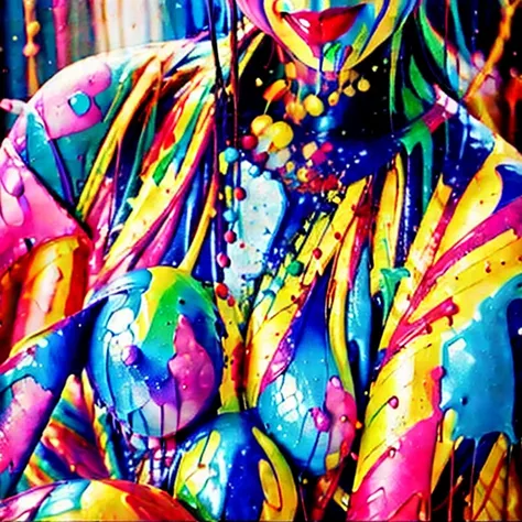 [Beautiful Realistic Asians(BRA)] Colorful Paint Body 1