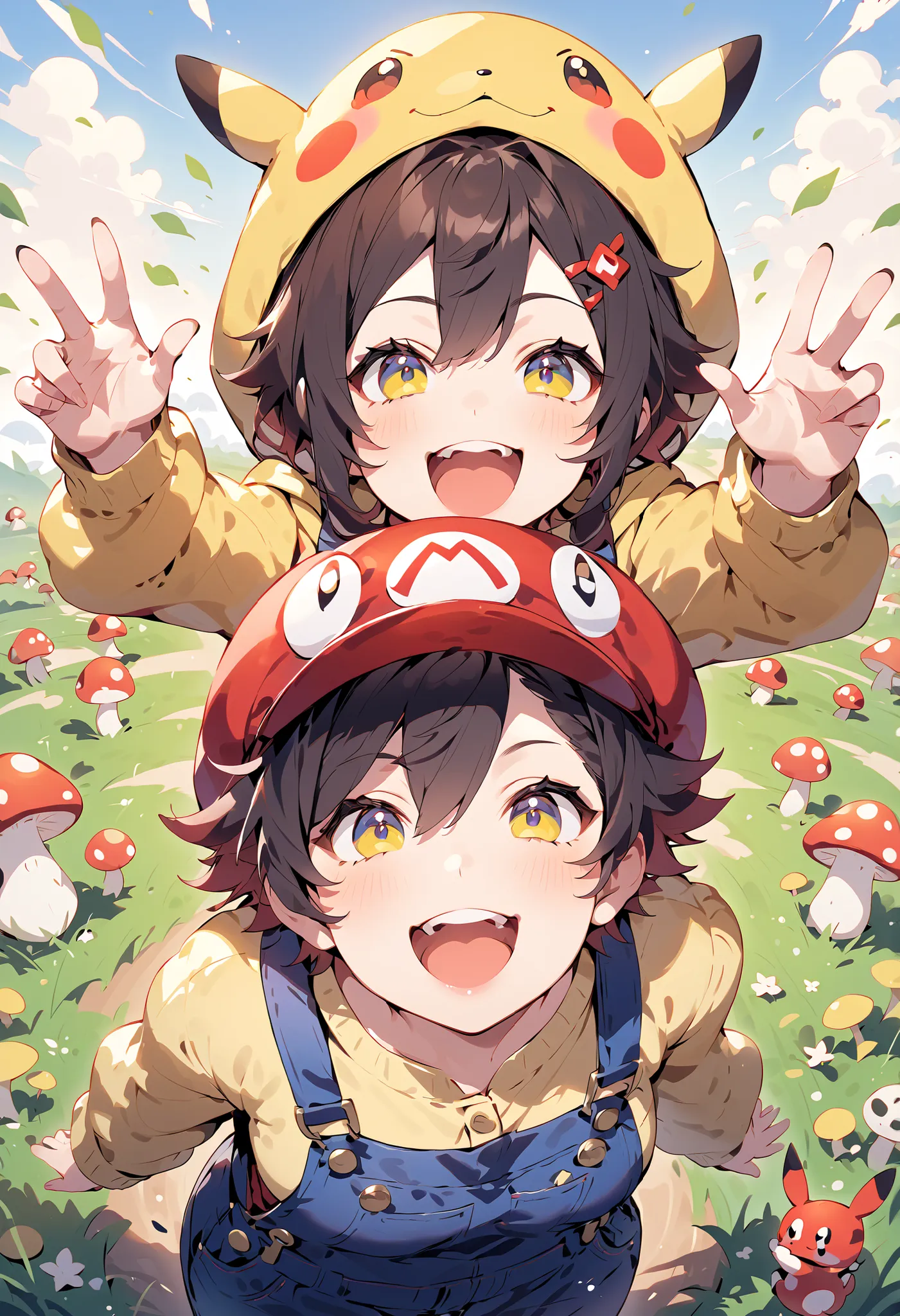 Mario and Pikachu loved it.