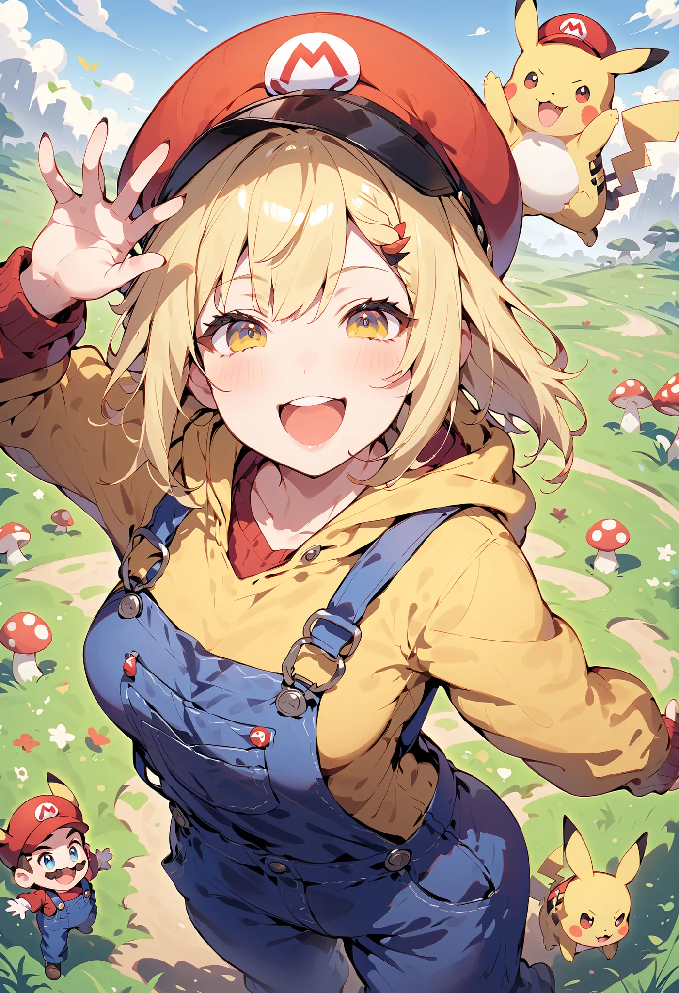 Mario and Pikachu loved it.