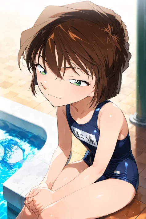 Anime Screenshot, Ridiculous, High Quality, official style, One Girl, Ai Haibara, Detective Conan, short hair, masterpiece, 8k Unityの壁紙, anime key visual, 最High Quality, high resolution, unity 8k 壁紙, (shape: 0.8), Extremely Detailed Faces, highly detailed ...