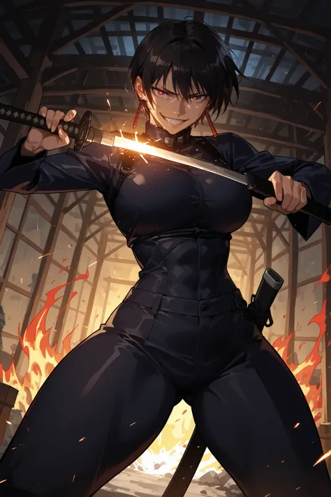 masterpiece, best quality, very aesthetic, absurdres, detailed background, highly detailed, dynamic lighting ,kagari hiyuki(kagurabachi),1girl, kagari hiyuki, black hair ,solo, detailed face and eyes,(increasing the weight makes things worse), nice hands, ...