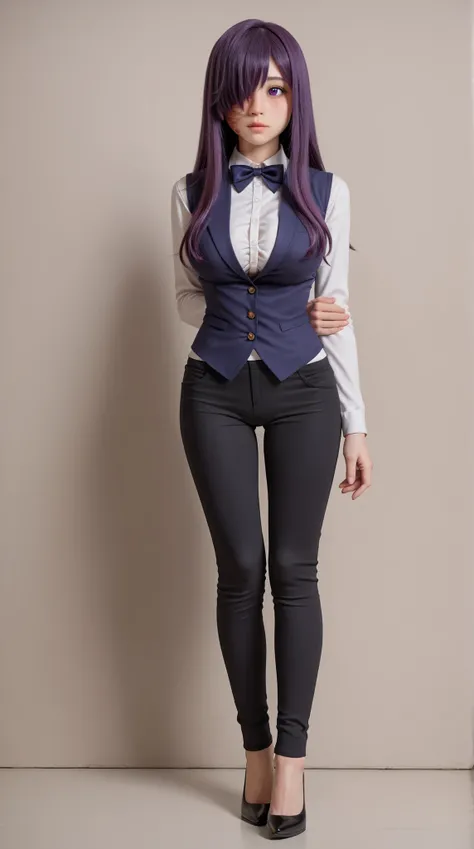 score_9, score_8_up, score_7_up, score_6_up, 16k, high detailed picture, realistic style, masterpiece, very young girl, perfect absolutely small breasts, disheveled hair, full body shot, rounded face, shy, snub nose, a long strand of bangs hangs between he...