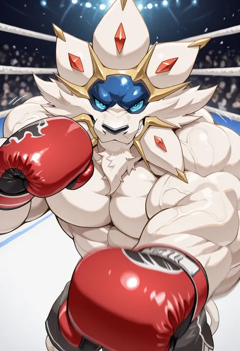 zPDXL3, pov_boxing, mercilessly punching_the_viewer, foreshortening, motion blur, red boxing gloves, black boxing shorts, depth of field, extreme perspective, extreme closeup, closeup, action shot, boxing, dynamic punching pose, motion lines, impact lines,...