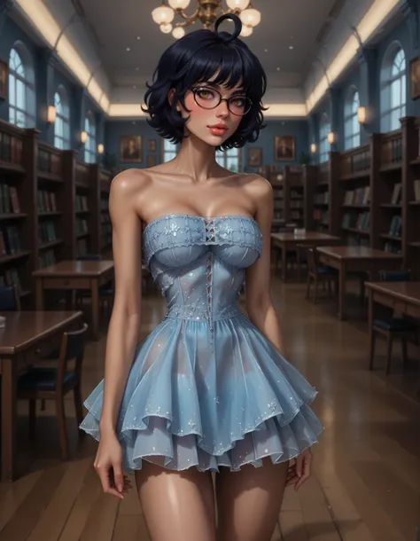 score_9, score_8_up, score_7_up, score_6_up, high resolution, ultradetailed, high detailed picture, look at you, blush, thin and elegant hands, neat palms, perfect hands, neat feet, eyelashes, fit skinny girl, long legs, full body shot, sexy revealing dres...