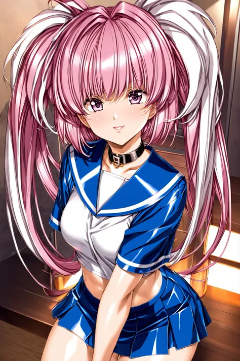 ("Super insanely transparent colorless transparent color の 超透明 ラテックスセーラー衣装 transcendental insanely cute face の bright brown twin tail schoolgirl gal"),("Super ピンクのバギーTシャツを着ているクリア Ultra ピンクのバギーTシャツを着ているクリア Latex Film Fabric ,Wearing an Ultra ピンクのバギーTシャツを着てい...