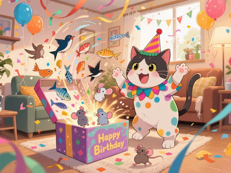 Party Cat Surprise! 🎉