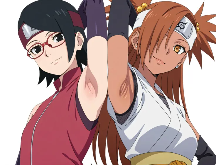 Sarada and Chōchō