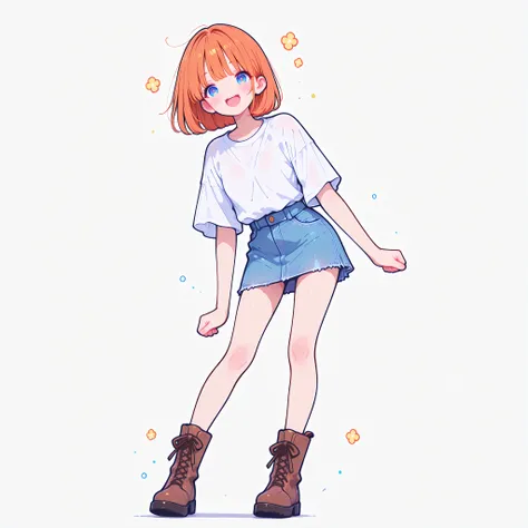 masterpiece, best quality, ultra detailed, high resolution, intricate details, sharp focus, smooth shading, professional lighting, clean lineart, anatomically correct, beautifully detailed eyes, no artifacts, 1girl, full body in frame, simple white backgro...