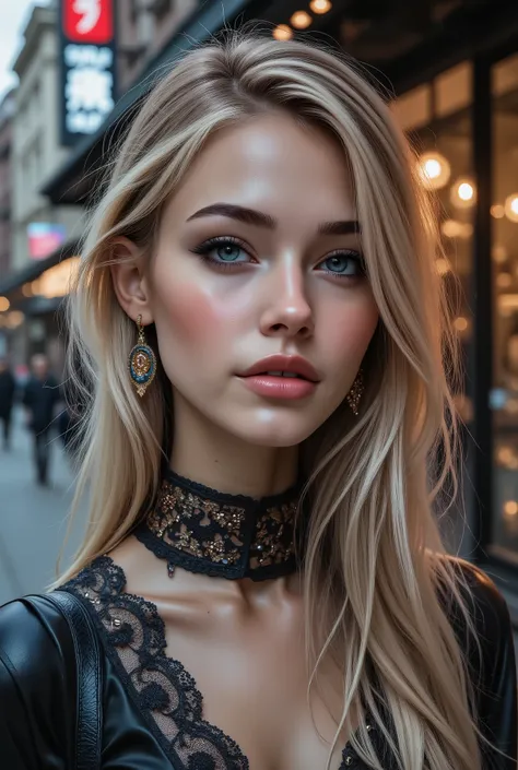 !!You have a mission!! task (((The most beautiful woman in a perfectly tailored outfit in a given situation))), (give the solution!!!!), (((one rule is the golden ratio and white balance))), ((always draw hands and fingers correctly, correct them if you ma...