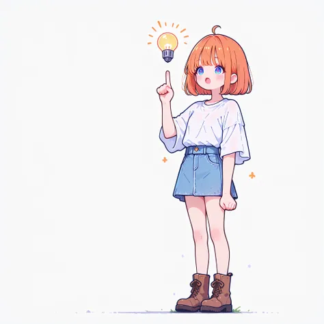masterpiece, best quality, ultra detailed, high resolution, intricate details, sharp focus, smooth shading, professional lighting, clean lineart, anatomically correct, beautifully detailed eyes, no artifacts, 1girl, full body in frame, simple white backgro...