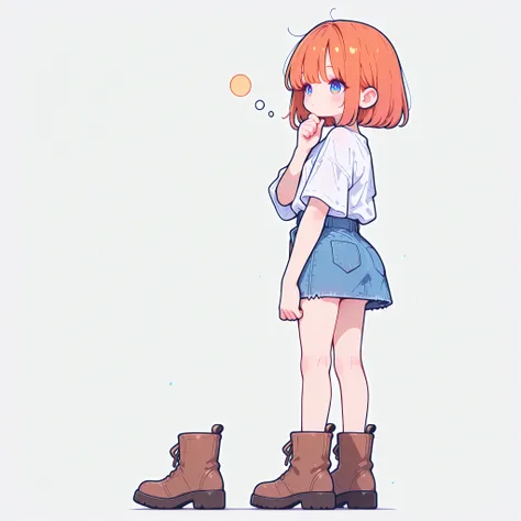 masterpiece, best quality, ultra detailed, high resolution, intricate details, sharp focus, smooth shading, professional lighting, clean lineart, anatomically correct, beautifully detailed eyes, no artifacts, 1girl, full body in frame, simple white backgro...